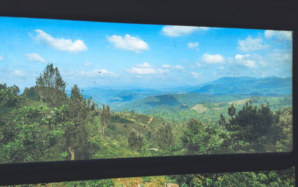 View from Kandy to Ella train
